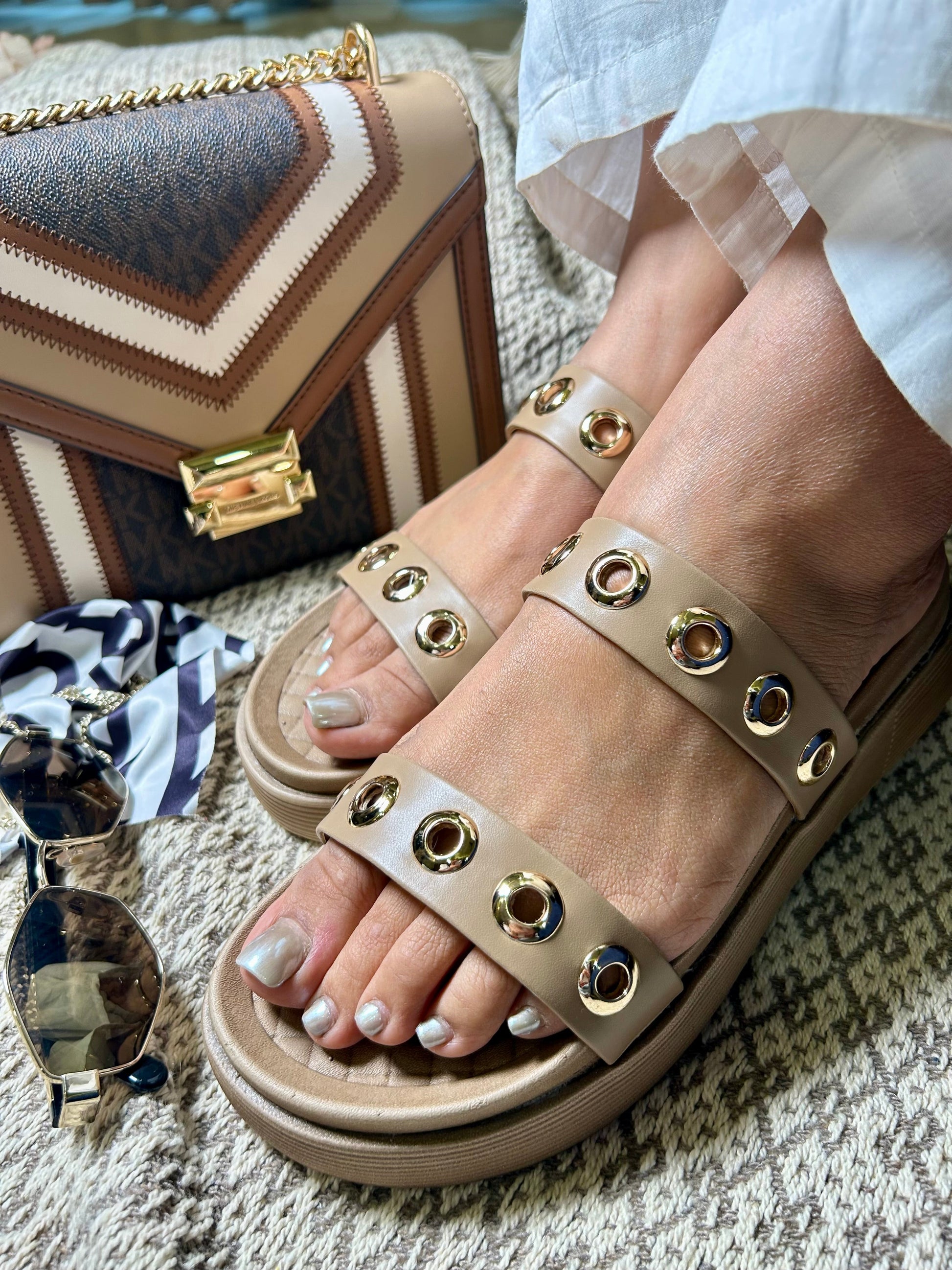 Tara Studded Comfort Walks Sandal Stories