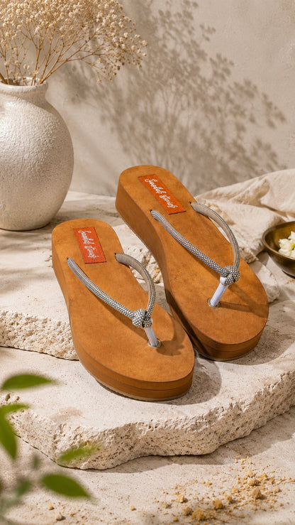 Comfort Platform Thong Sandals