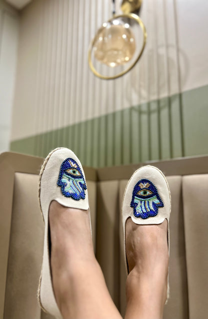 Evil Eye Handcrafted Espadrilles