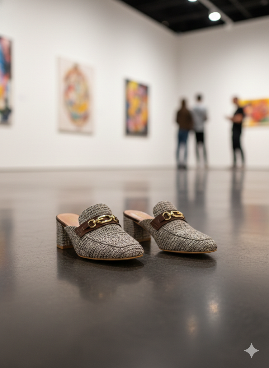 Cocoa Buckle Mules Heels | Supreme Comfort Heels