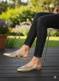 Luna Gleam Slingback Loafers