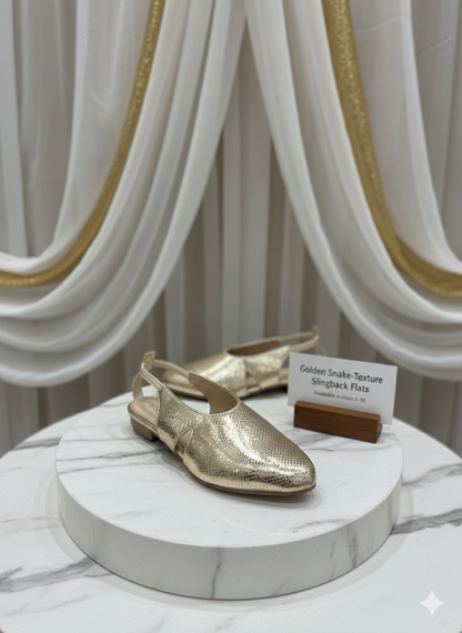 Luna Gleam Slingback Loafers