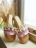 Gulabo Glam Embellished Flats Sandal Stories