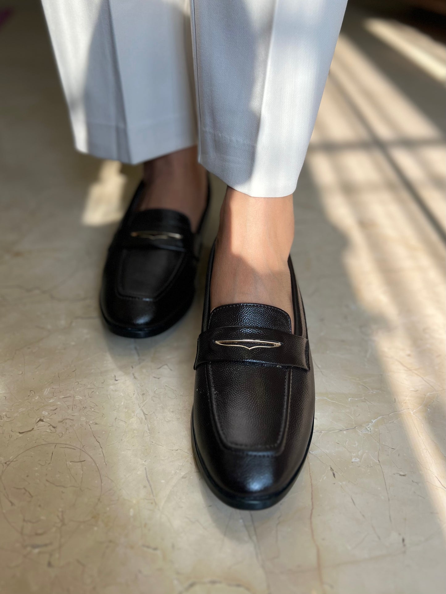 Black Classic Loafers