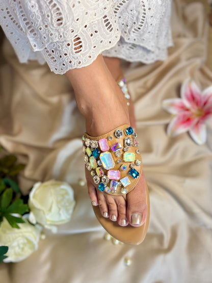 Noor Rainbow Diamond Flats