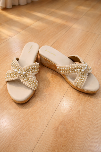 Aurora Ivory Pearl Heels