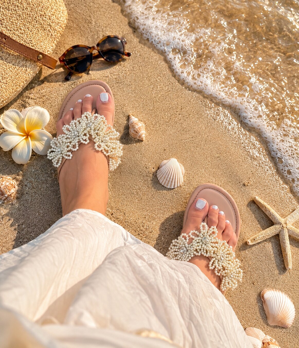 Pearl Blossom Flats