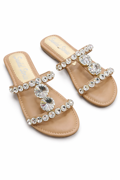 The Solitaire Glam Flats