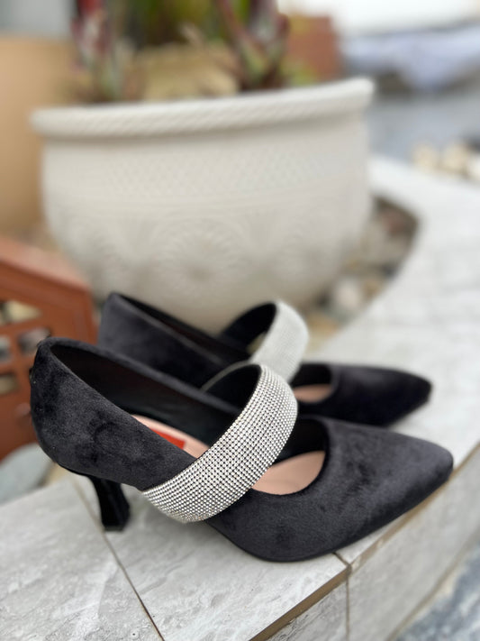 Midnight Sparkle Heels Sandal Stories