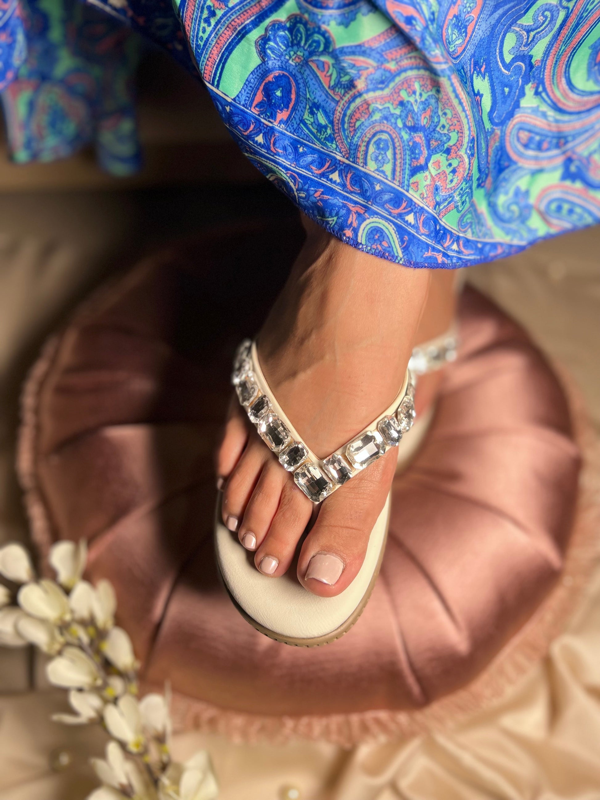 Diamond Elegance Flip-Flops Sandal Stories