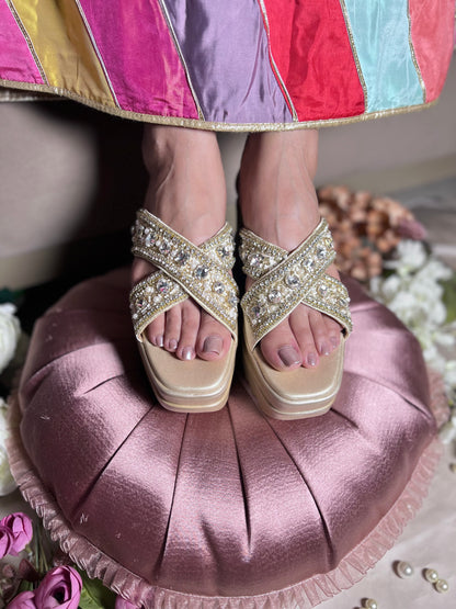Noor-e-Zar Luxury 3 Inch Wedges