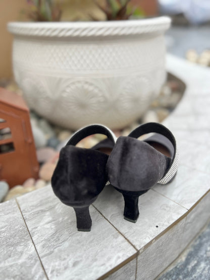 Midnight Sparkle Heels Sandal Stories