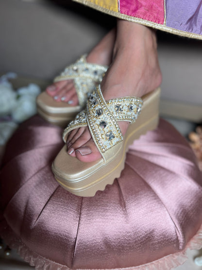 Noor-e-Zar Luxury 3 Inch Wedges