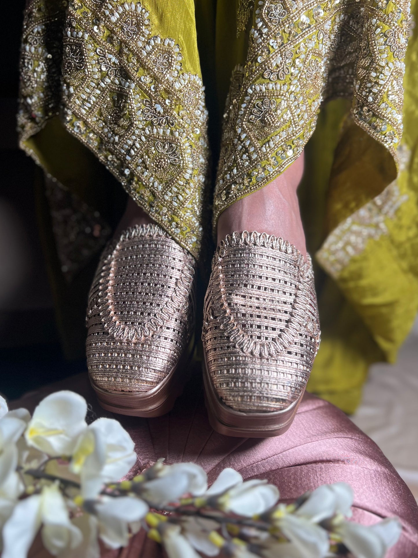 Rose Gold Wedding Wedge