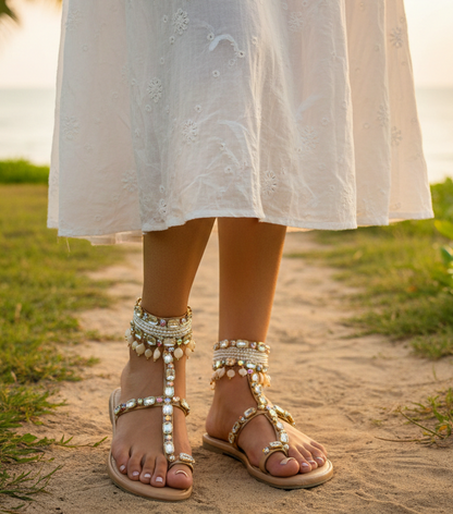 Diamond Pearl Chic Tie-Up