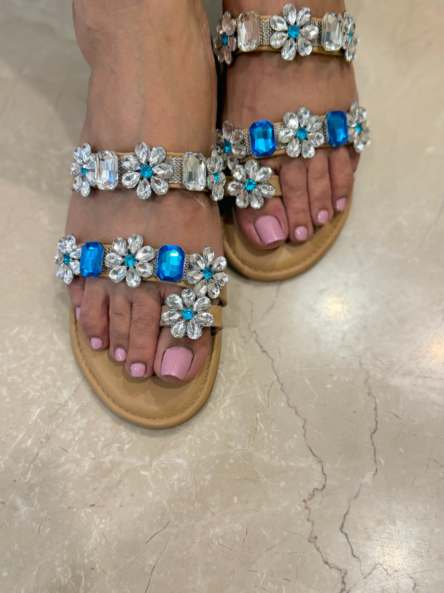 Blue Lagoon Blossom Flats