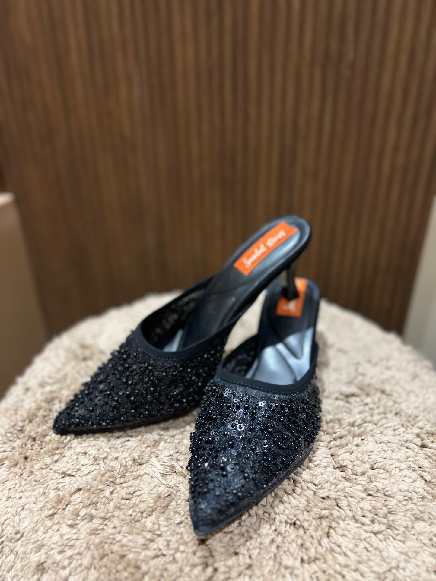 Midnight Sparkle Stiletto Heels