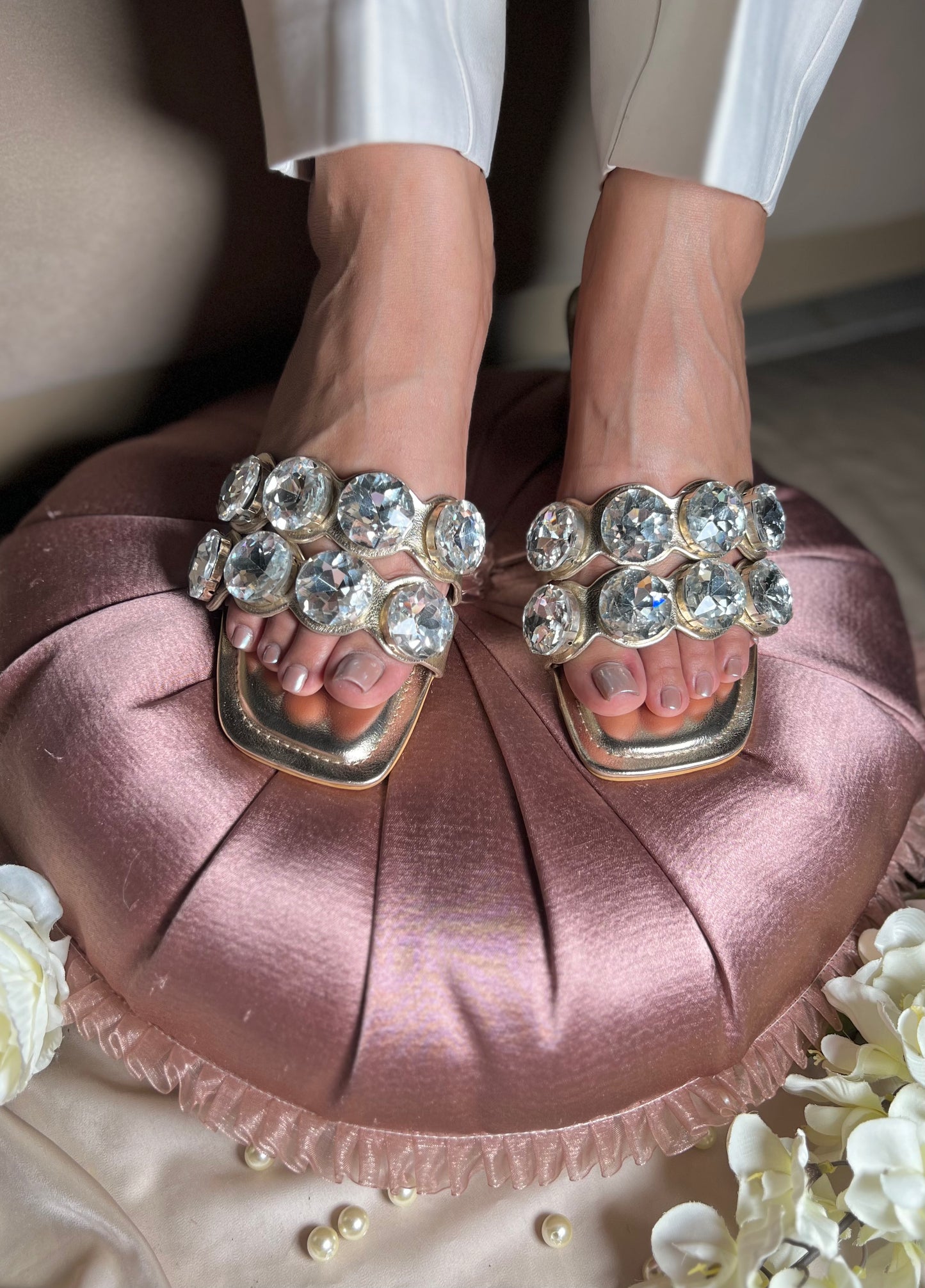 Solitaire Luxe Block Heels