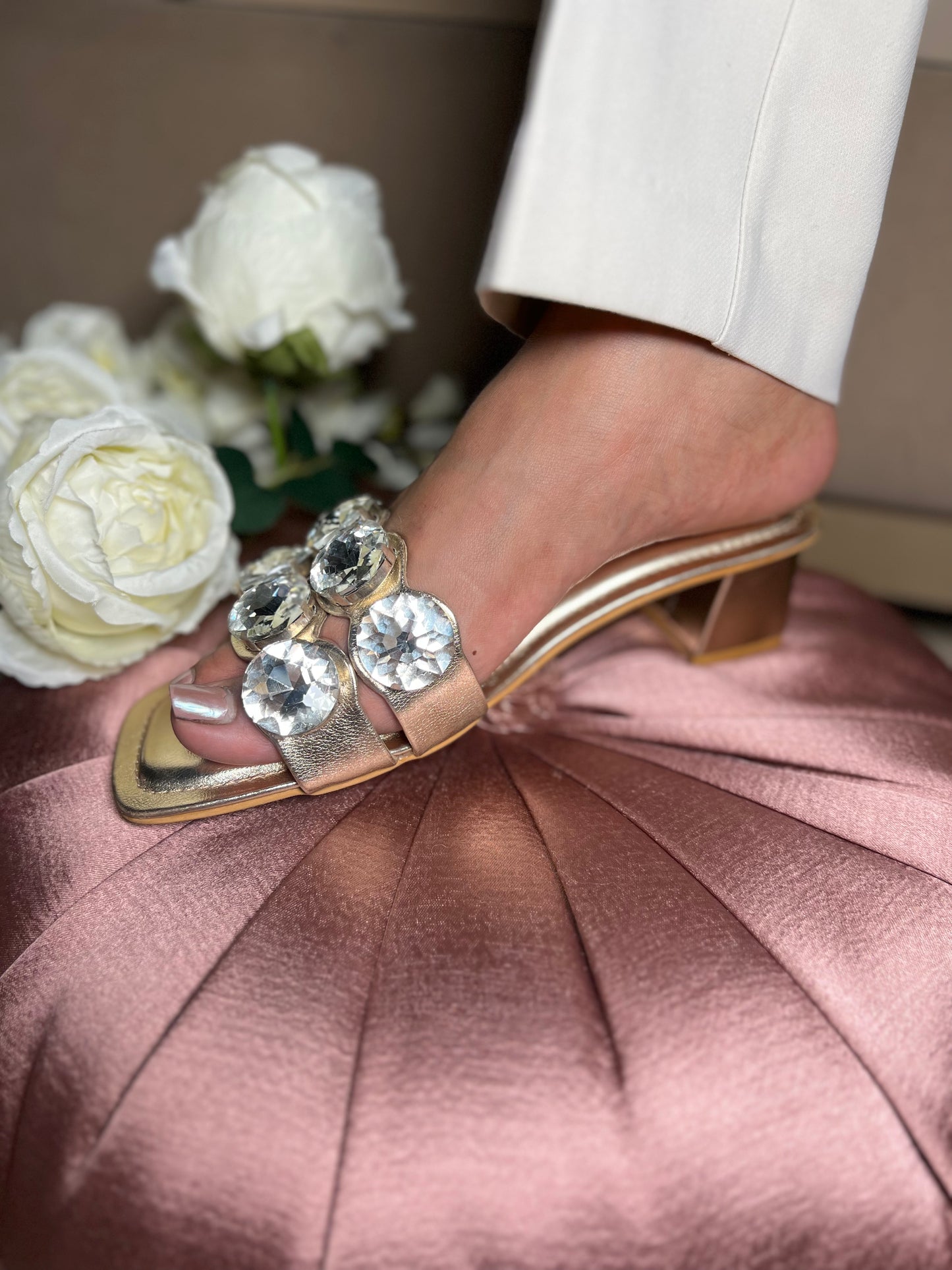 Solitaire Luxe Block Heels