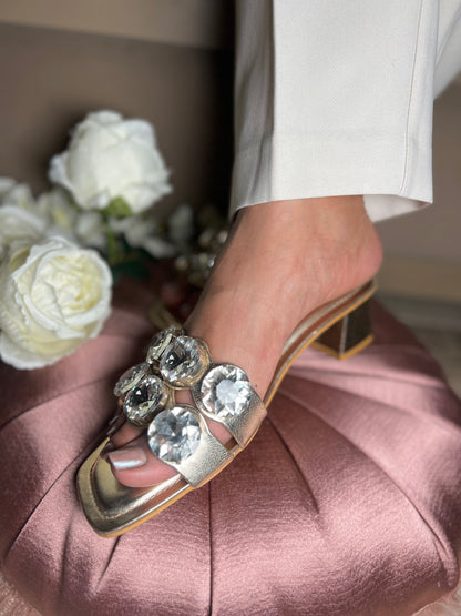 Solitaire Luxe Block Heels