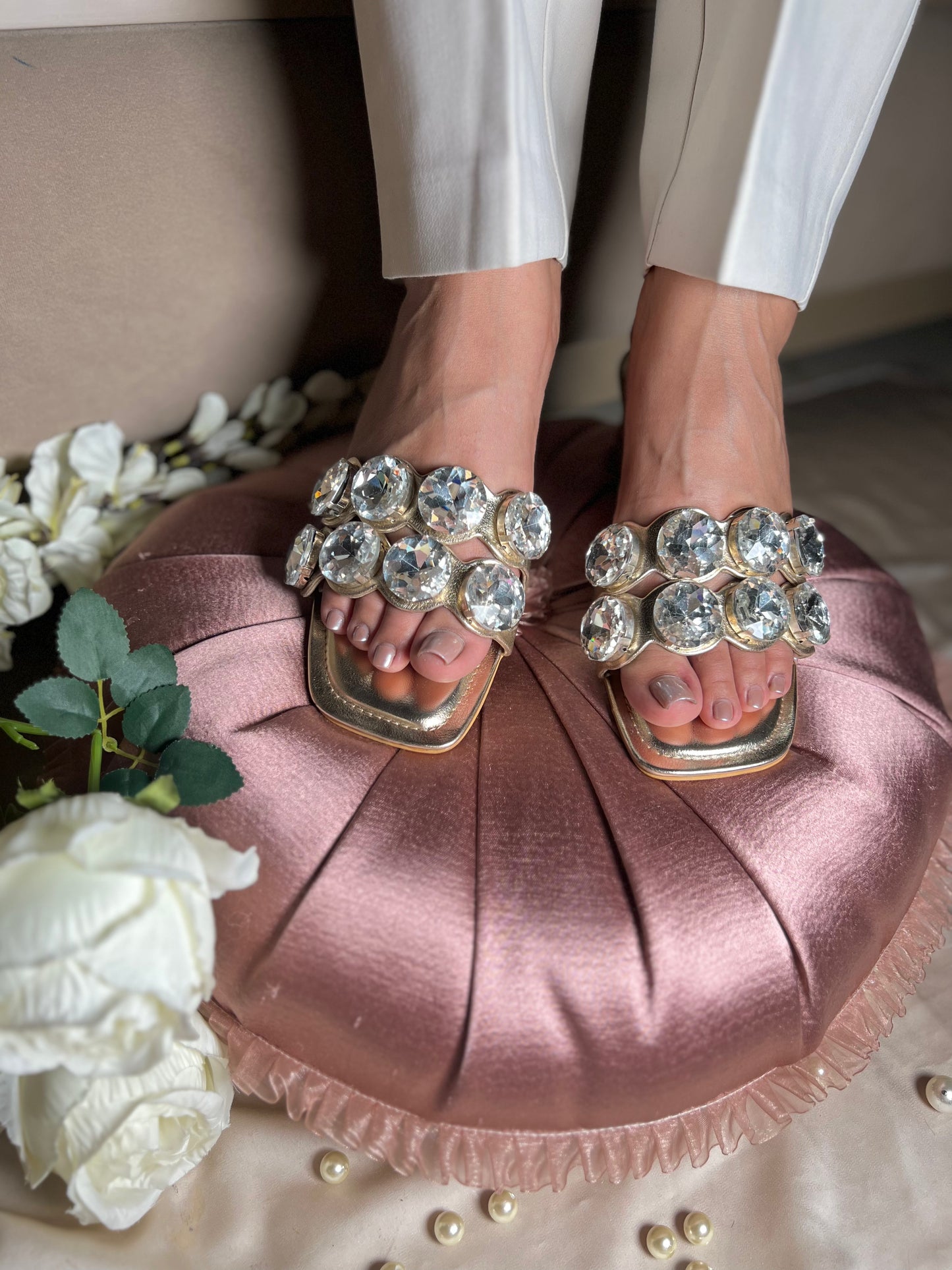 Solitaire Luxe Block Heels