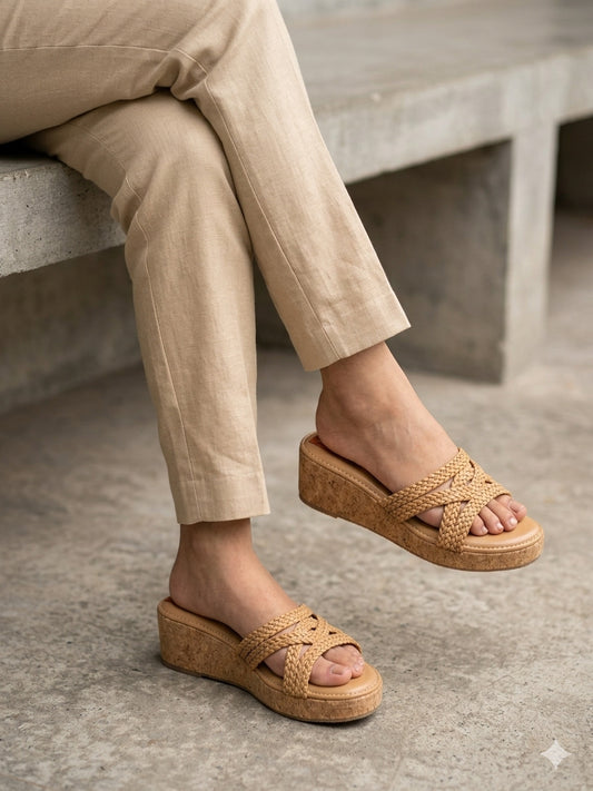 Woven Walk Wedges – 2 Inch