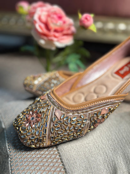 Kundan Glam Punjabi Jutti