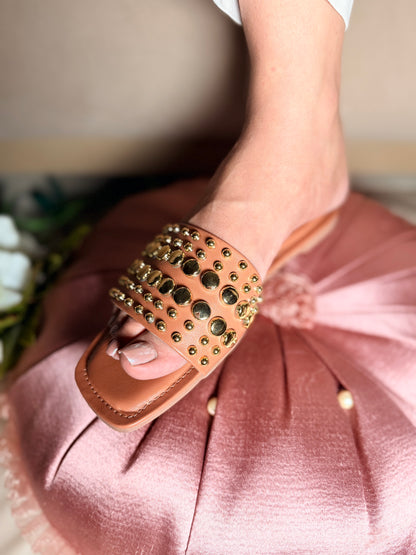 Roohani Gold Stud Flats