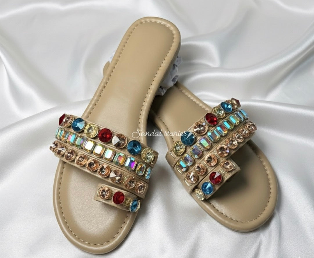 Multi-Gem Magic Slip-Ons