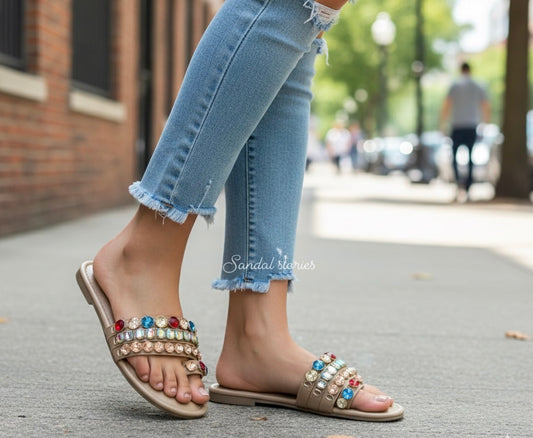 Multi-Gem Magic Slip-Ons