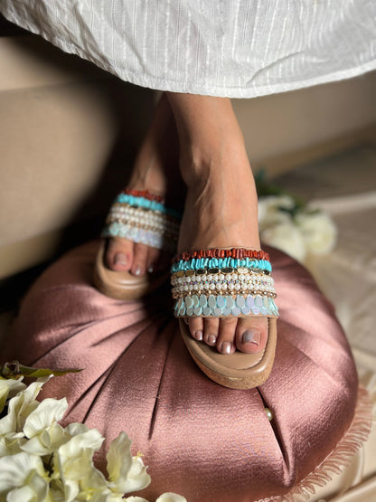 Gulbahaar Multi-Beaded Wedges