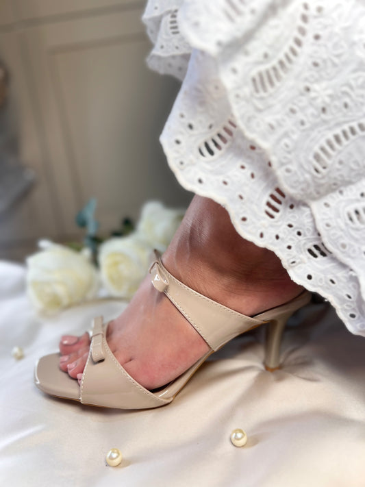 Aria Bow Strap Heels