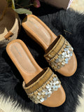 Mother of Pearl Elegance Wedges | 2 Inches