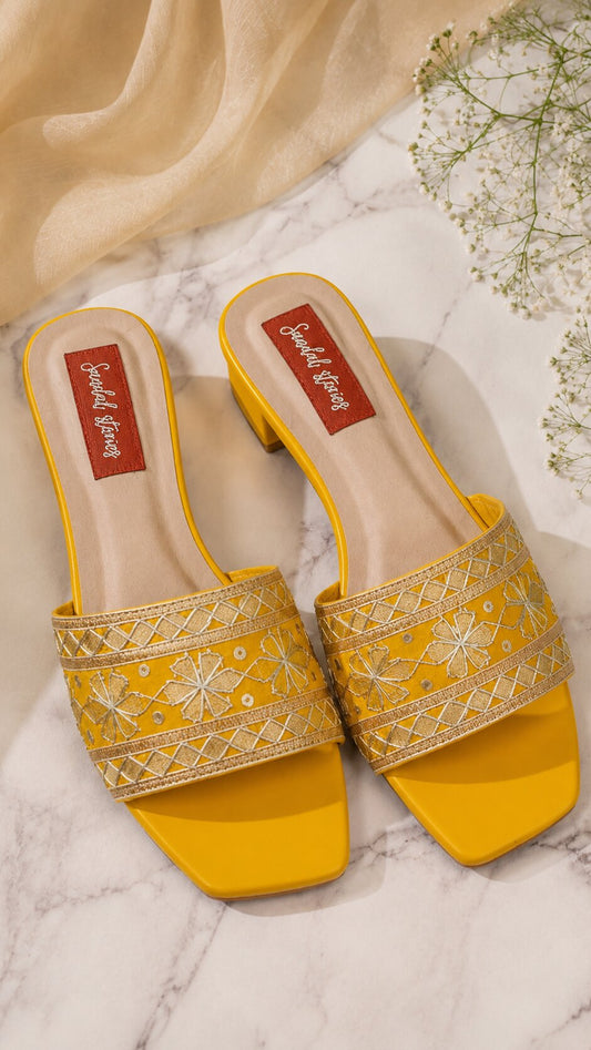 Gulnaar Glow Block Heels