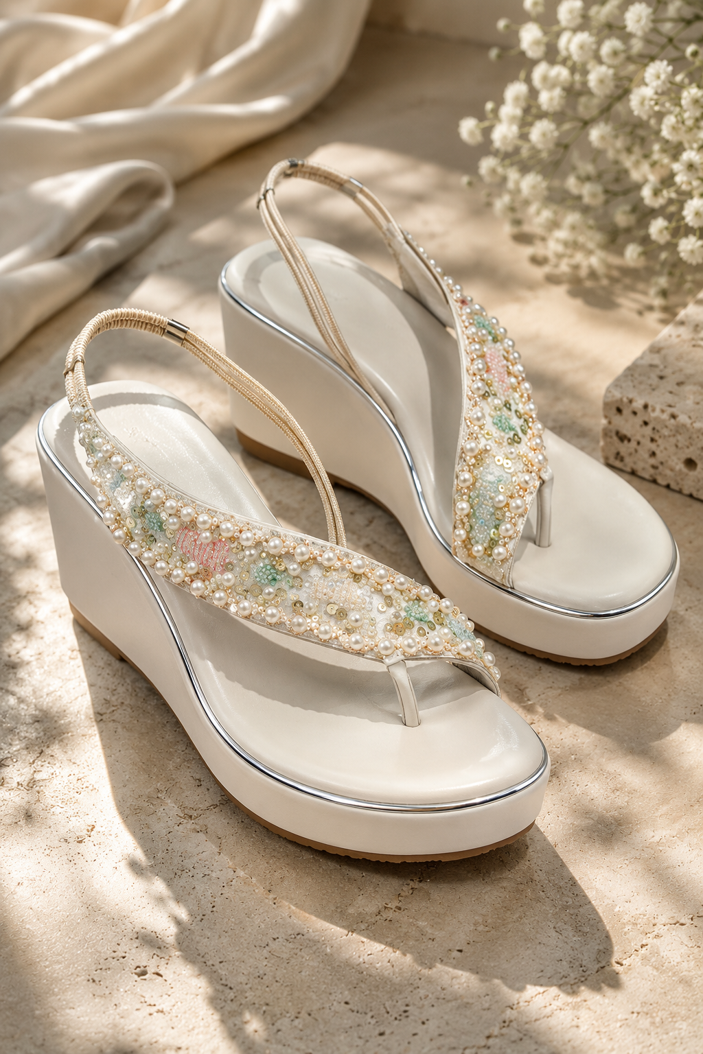Moonlit Pearl Wedges