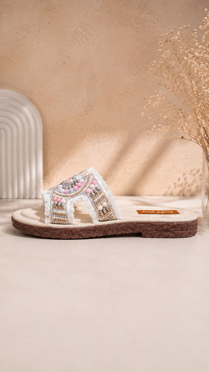 Moonlit Pearl Comfort Flats