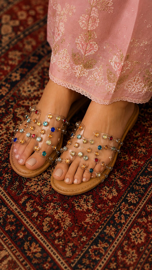 Rainbow Diamond Dew Flats