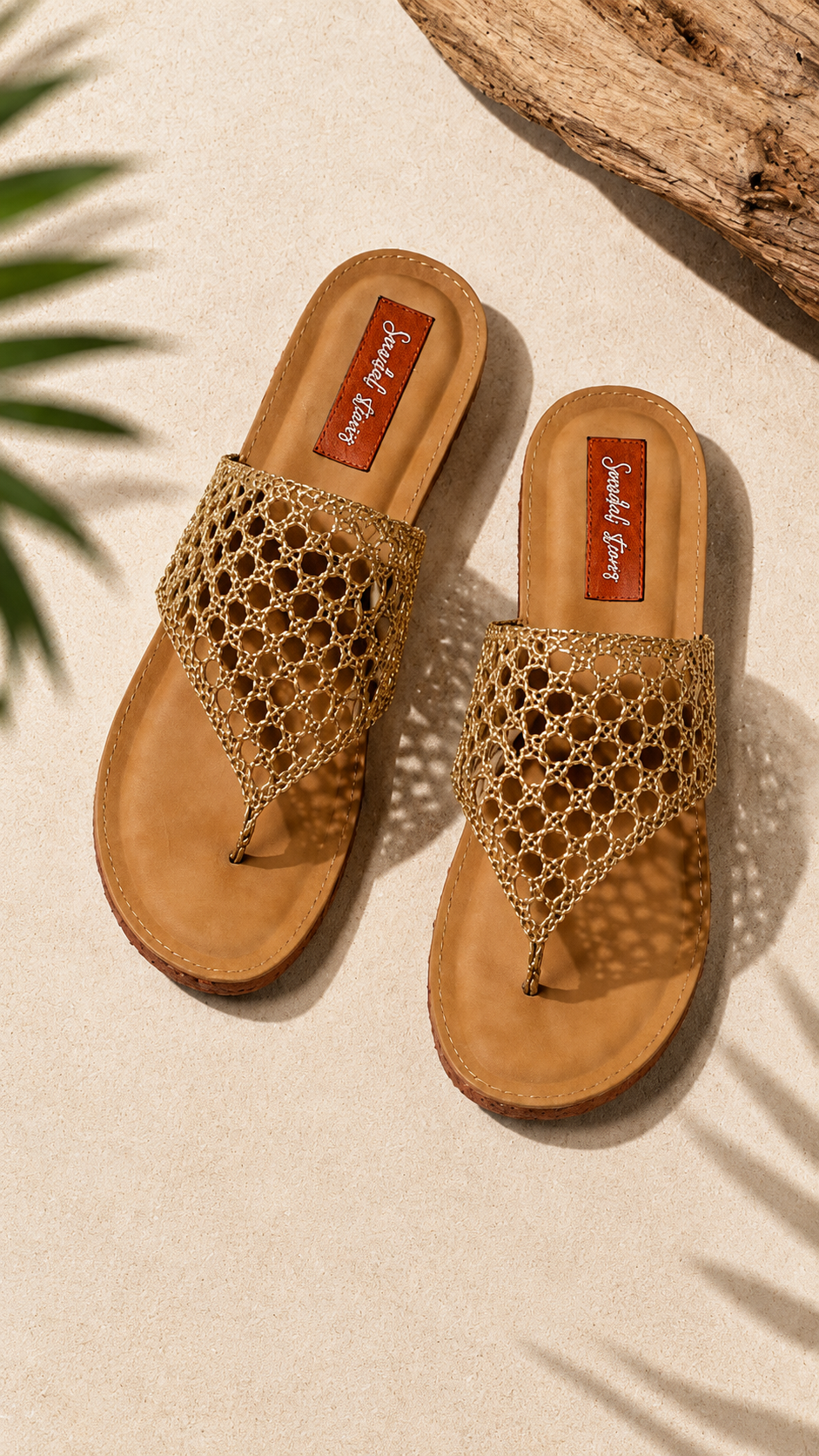 Golden Ivy Comfort Flats