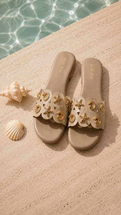 Starfish & Shell Luxe Flats