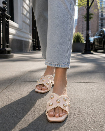 Ivory Blush Dream Flats