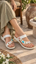 Ivory Gemstone Comfort Slider | 1.5 Inches