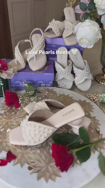 Aarohi Pearl Luxe Heels | 1.5 Inches