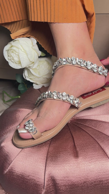 Diamond Anklet Affair Flats