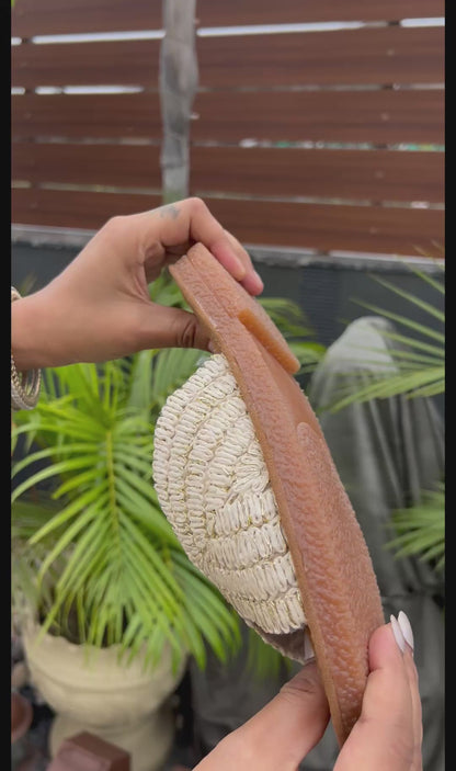 Natural Woven Cross Strap Flats