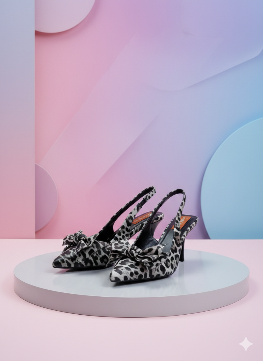 Midnight Muse Slingback Heels