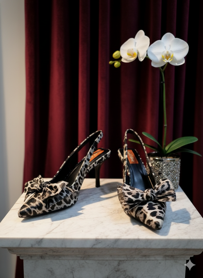 Midnight Muse Slingback Heels