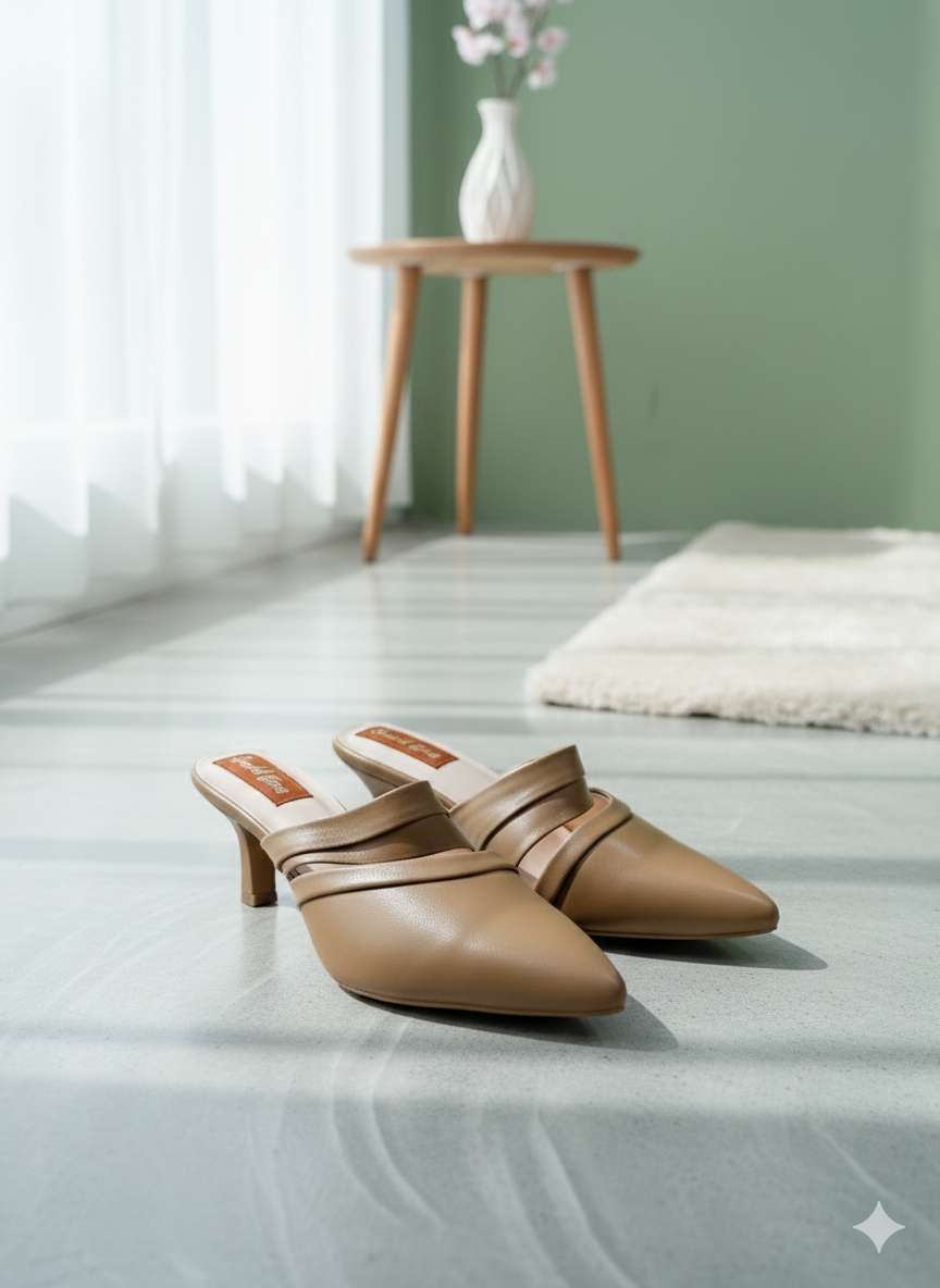 Noon Serene Pointed Mule
